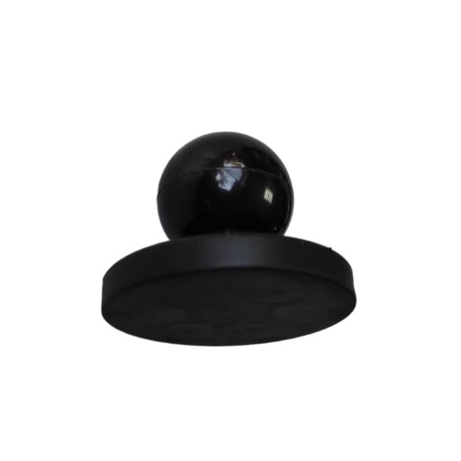 Silný magnet na nanášanie čierny s guľôčkovou rukoväťou s priemerom 4 cm