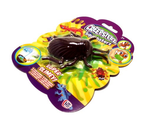 Figúrka CREEPSTERZ BEETLE WORM SO SLIZOVÝM SQUISHY GADGETOM PRE DETI