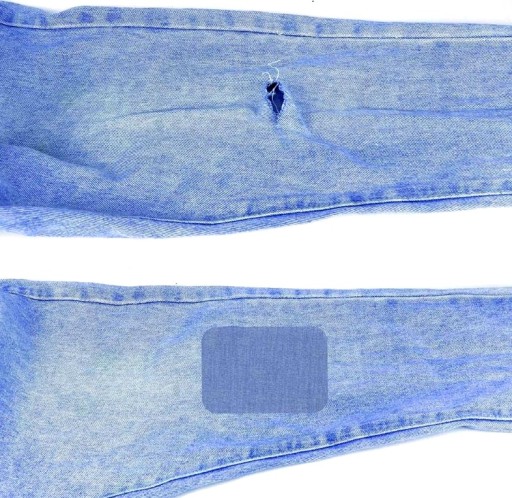 ZÁPLATY 10 ks sada nažehľovačiek TERMO PATCH rifle