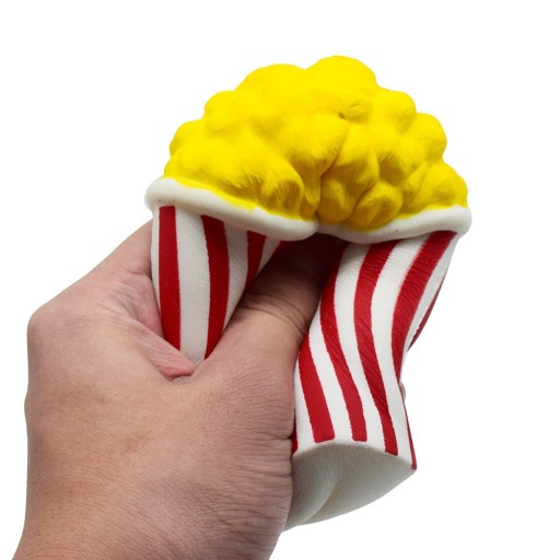 VEĽKÉ HRAČKY SQUISHY POPCORN ANTISTRESOVÉ 12CM