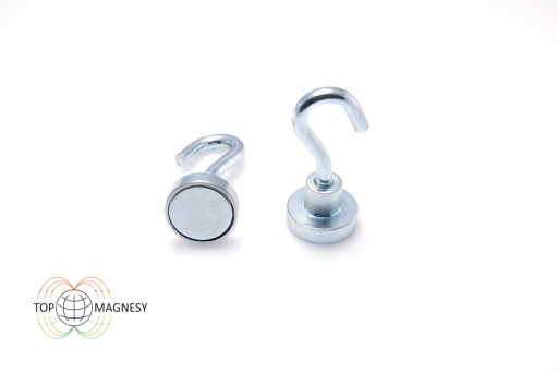 Magnetický držiak 16 objímka s háčikom M4 1 ks