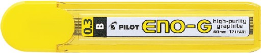 PILOTNÁ GRAFITOVÁ NÁPLŇ CUŽKY B 0,3mm balenie 12 tyčiniek NEDRVIA
