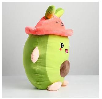 Avokádový maskot, plyšová hračka, plyšová hračka, XL VANKÚŠ