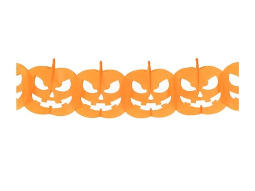 Girlandové tekvice na Halloween 170 cm tekvica