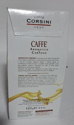 Prírodná mletá káva Aromatico Korposo 125g