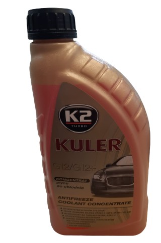 Koncentrát červeného radiátora KULER K2. G12 G12+ 1L