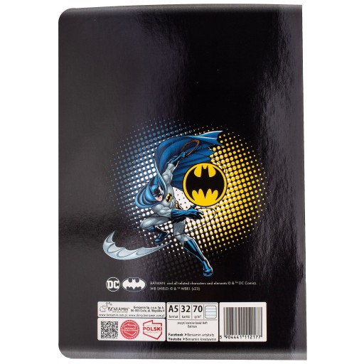 BATMAN LINÁNÁ ŠKOLSKÁ KNIHA A5/32K REXUS