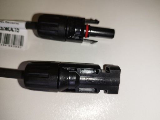 Solárny predlžovací kábel 1m/6mm2 čierny (H1Z2Z2-K)
