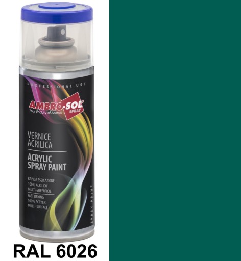 AMBROSOL AKRYLOVÝ LAK ZELENÝ OPÁL RAL 6026 400 ml