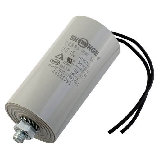 Štartovací kondenzátor 20uF 450V CBB60 SHENGE