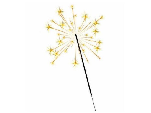 Prskavky studené 7 ks 28 cm Umelá svadba Silvester