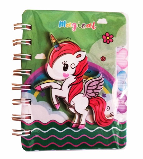 RING NOTEBOOK MINI DIÁR Flamingo