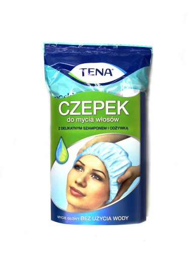 Čiapka na umývanie vlasov Tena Shampoo Cap 1 kus