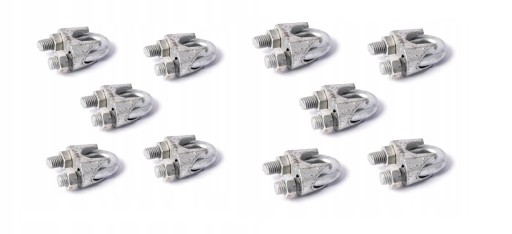 SVORKA LANA 5mm 10ks. PLÁNO PRE OCEĽOVÉ LANÁ