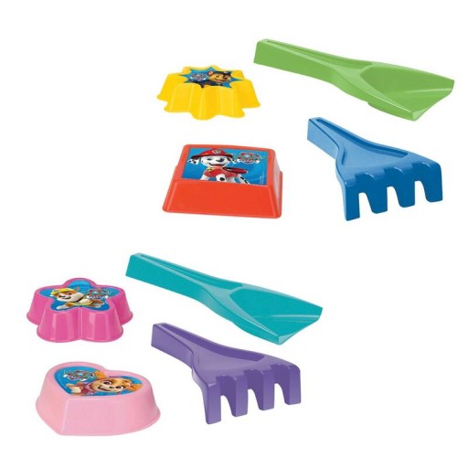 Stierka + formičky do piesku Paw Patrol 4 ks. 81010
