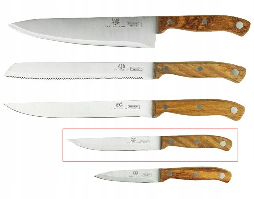 KARL HAUSMANN LÚPACÍ Nôž 12,5 cm DREVENÁ RÚČKA