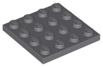 LEGO 3031 TANIER 4x4 tmavosivá (12g) 6 ks.