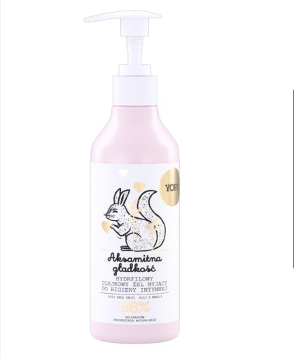YOPE olejový čistiaci gél na intímnu hygienu Zamatovo hebký 250 ml