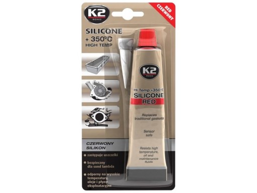 SILIKÓN Červený silikón, +350°C, 85 g