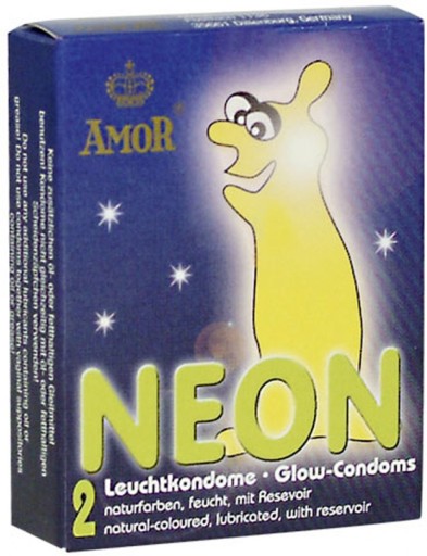 Svietiace v tme kondómy - Amor Neon