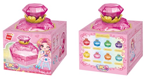 KRABIČKA QMAN UNA BLOCK, BÁBIKA ROSE QUARTZ