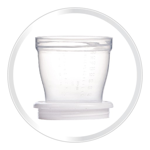 CANPOL NÁDOBY NA POTRAVINY S viečkom 180ml 4ks