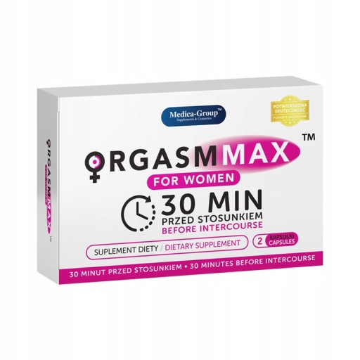 Doplnok stravy Medica-Group Orgasm Max For Women na vyvolanie vzrušenia