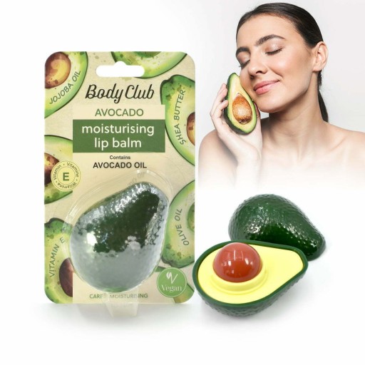 Balzam na pery - Body Club avokádo vanilka