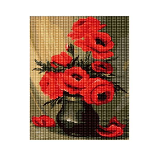 Diamantové vyšívanie Diamant 30x40cm Mak DPX-15799