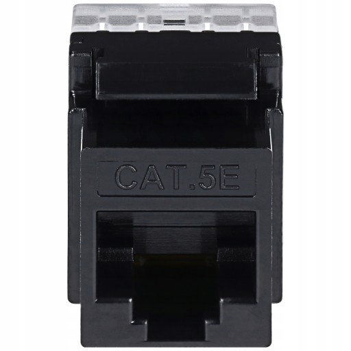 Keystone LAN RJ-45 CAT.5E zásuvkový modul, čierny