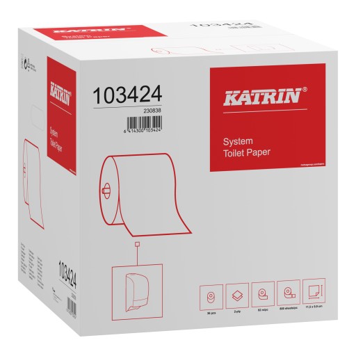 Toaletný papier Katrin System 2 vrstvy 92m veľmi účinný