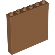 LEGO 59349 NÁSTENNÝ PANEL 1x6x5 nugát NOVINKA (6g)