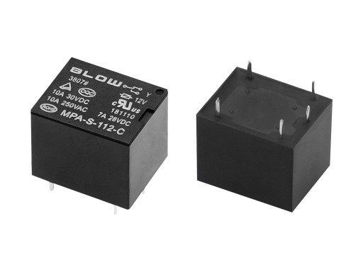 12V 10A miniatúrne relé BLOW MPAS112C 4088
