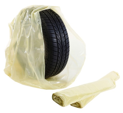 Silné žlté vaky na pneumatiky Large LDPE - 20 kusov