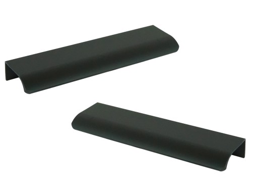 ÚCHYTKA NA NÁBYTOK, HRANA NA ZÁSUVKU SKRIŇKY, MATNÁ ČIERNA, 150 / 128 MM