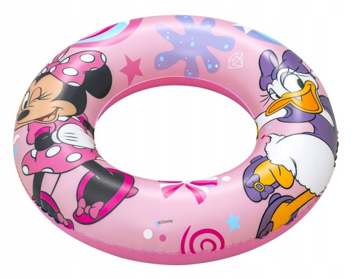 Nafukovací kruh Minnie Mouse pre dievčatá 56 cm + 3 roky