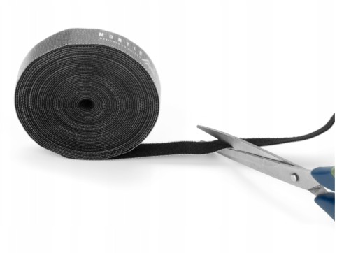 ORGANIZÁTOR KÁBLA PÁSKA NA VELCRO PÁSKA KÁBEL NA VELCRO 5M NASTAVITEĽNÝ MONTIS