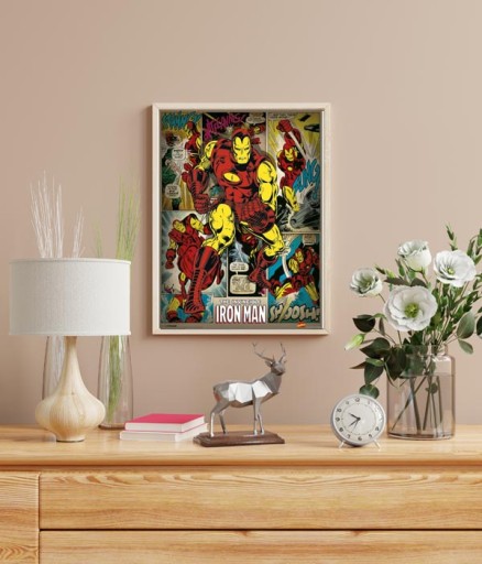Marvel Comics - Iron Man Retro - plagát 40x50 cm