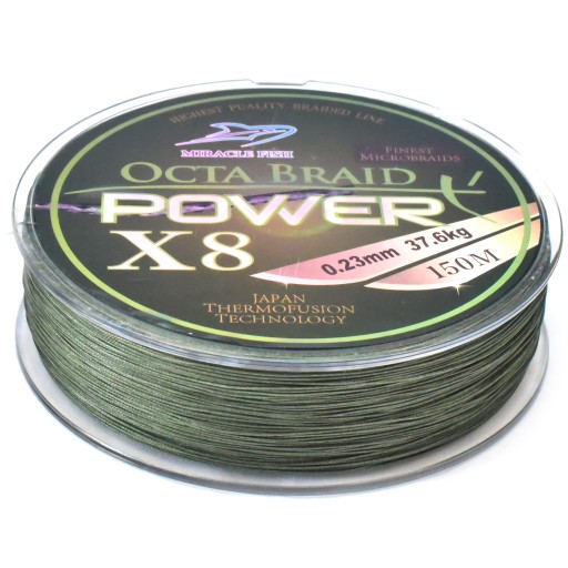 Octa Braid Power X8 Green 0,28 mm 150 m::