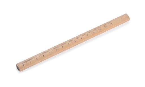TESÁRSKA ceruzka 18 cm S PRAVIDLOM Prírodná, 3 kusy
