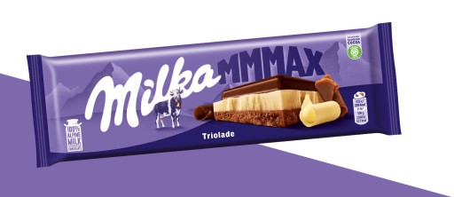 Milka veľká mliečna čokoláda Mmmax Triolade 280 g