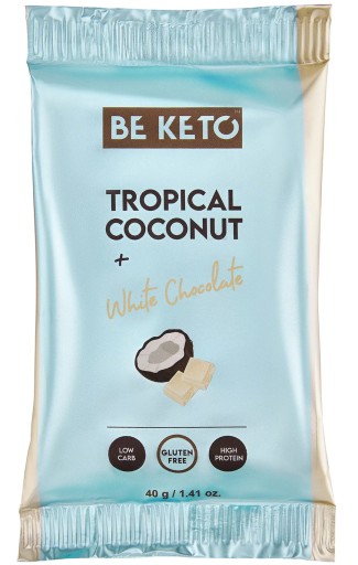 Coconut & White Chocolate - Keto Bar - 40g - Beketo