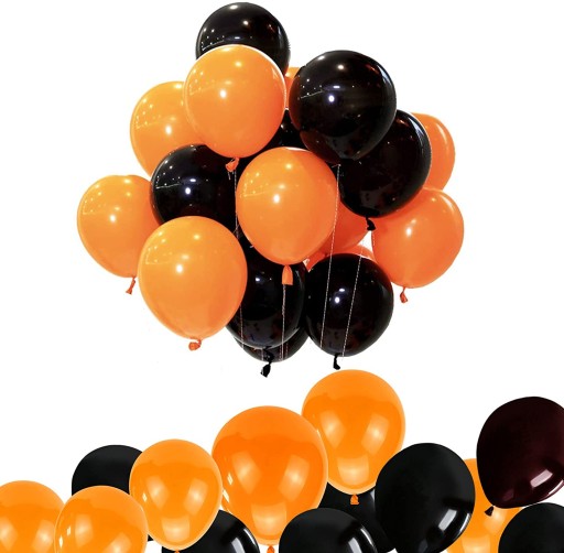 Sada dekorácií halloweenskych balónov - 50 ks