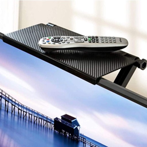 POLICA APLIKOVANÁ NA TV MONITOR, DRŽIAK DVBT DEKODÉRA