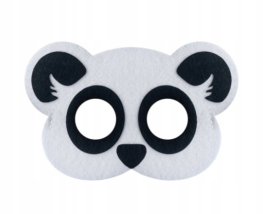 Panda Felt Maska Pandas Medvedík Balik Karneval