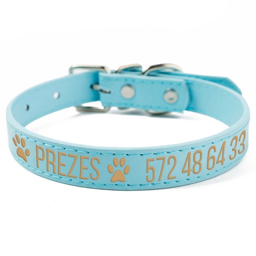 EKOKOŽENÝ GOLIER Gravírovanie čísla Žiak XL 37~47cm