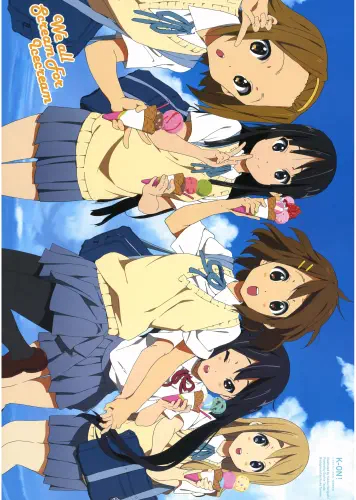 Plagát anime Manga K-ON! KON_330 A3