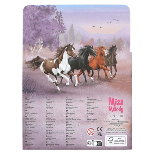Zábavná sada nálepiek Miss Melody Mini Sticker 12465