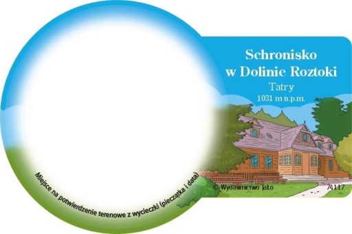Magnet na chladničku - Útulok v doline Roztoka
