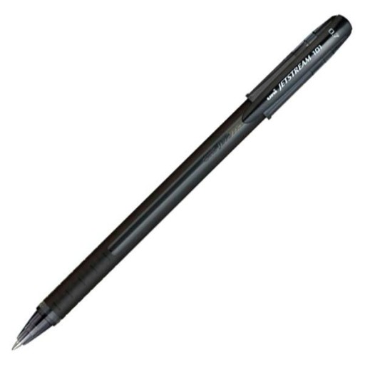 UNI SX-101 JETSTREAM guľôčkové pero, čierne